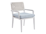 Ocean Breeze Promenade - Arm Dining Chair - White / Light Blue