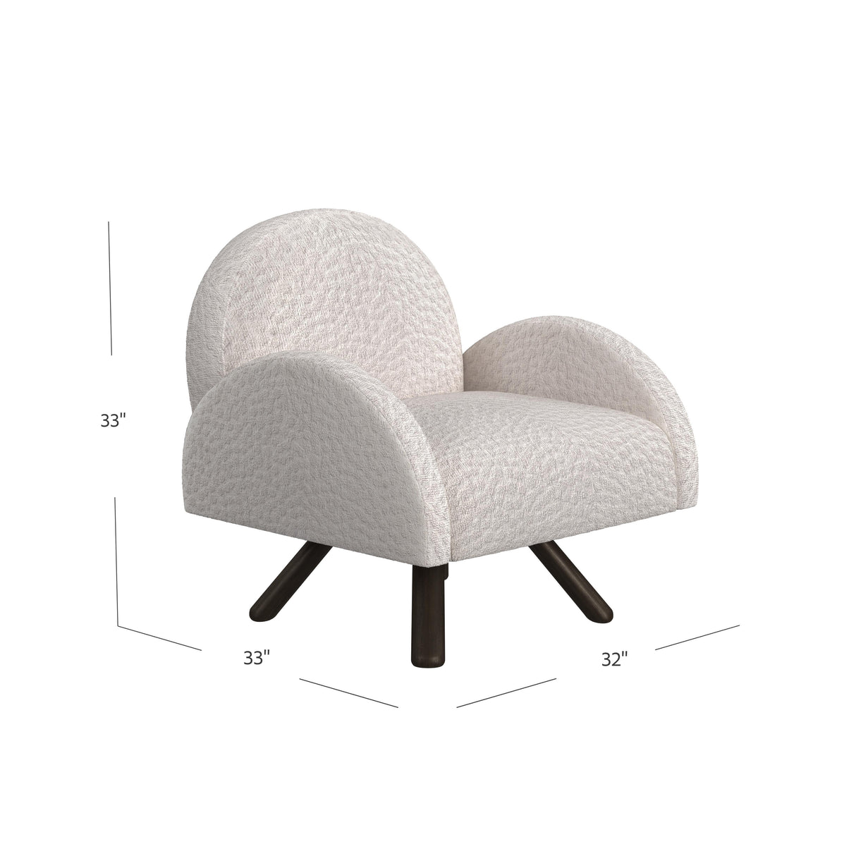 Myrtle - Accent Chair - White