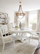 Villa Blanca - Modena Round Dining Table - White