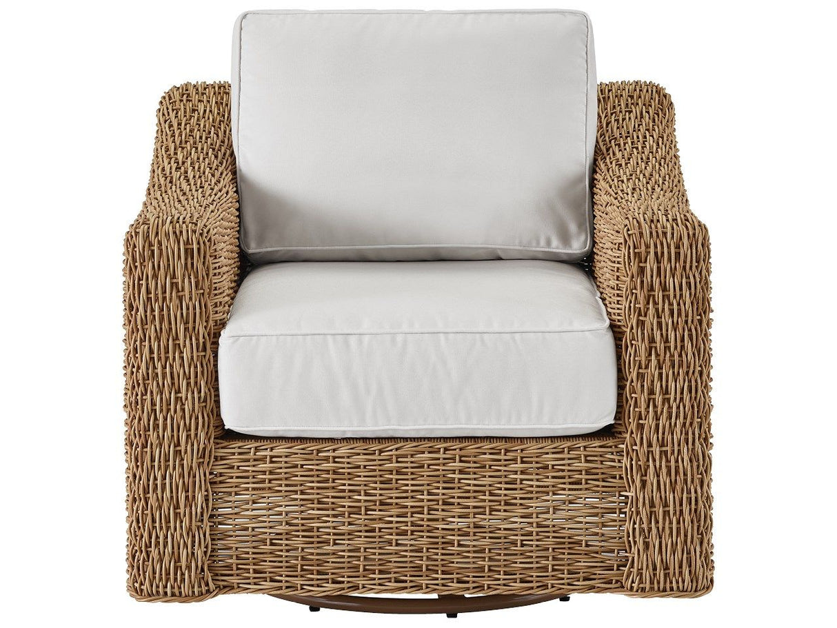 Coastal Living Outdoor - Laconia Swivel Chair - Light Brown