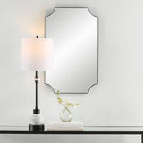 Mirror With Solid Frame - Satin Black