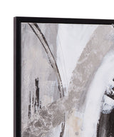 Impromptu - Framed Canvas (Set of 2) - Gray / Black