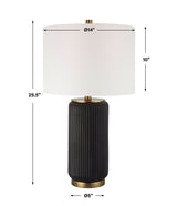 Table Lamp - Black & Gold