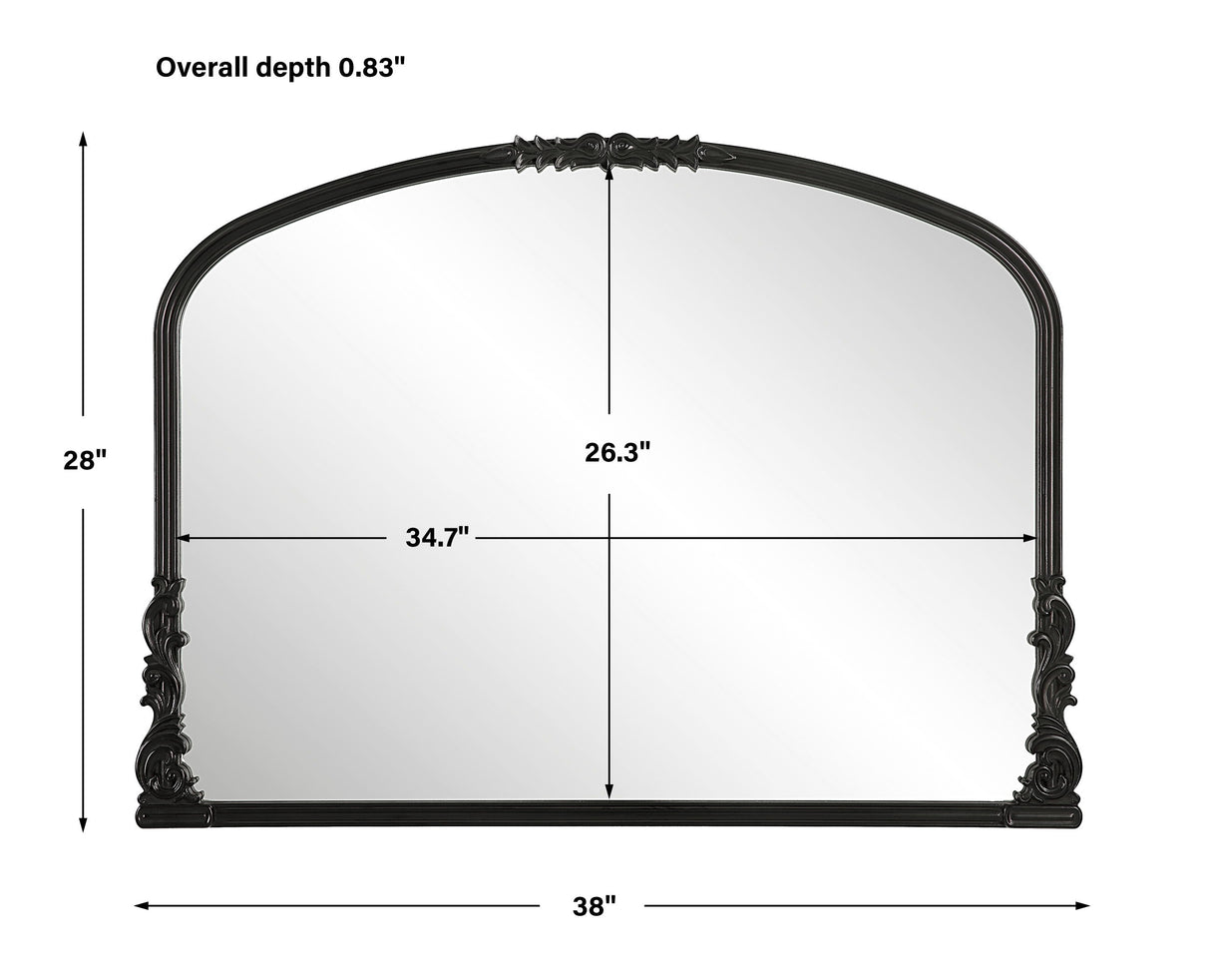 Mirror - Satin Black & Light Gray