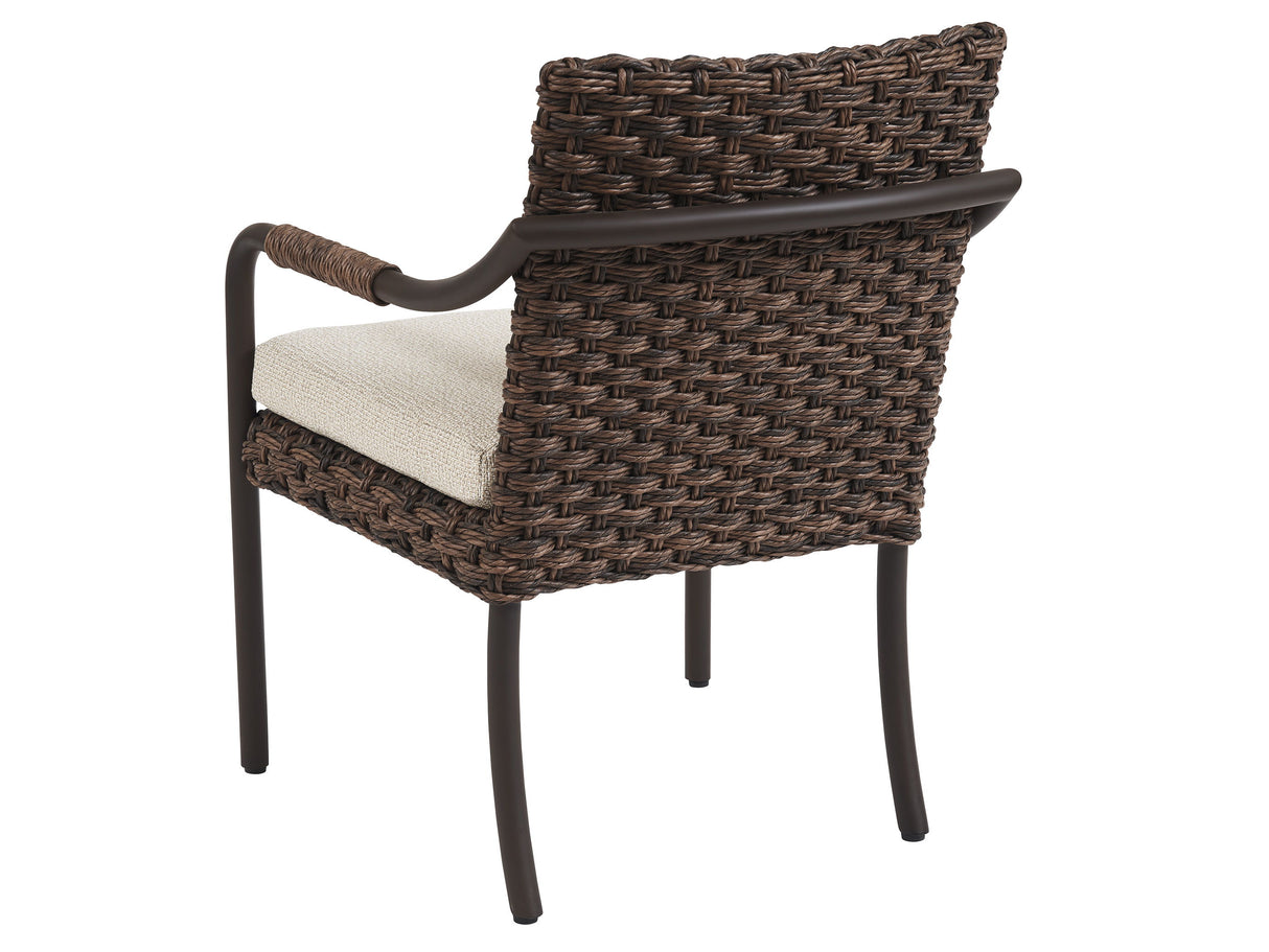 Kilimanjaro - Arm Dining Chair - Dark Brown / Beige