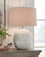 Jamon - Beige - Ceramic Table Lamp