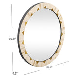 Global - Wall Mirror - Beige