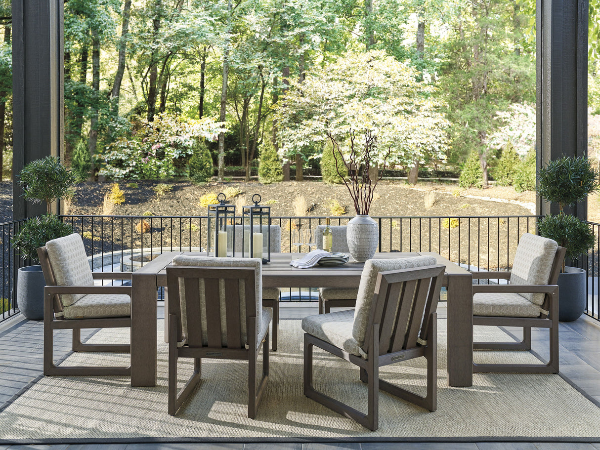 Mozambique - Rectangular Dining Table - Dark Brown