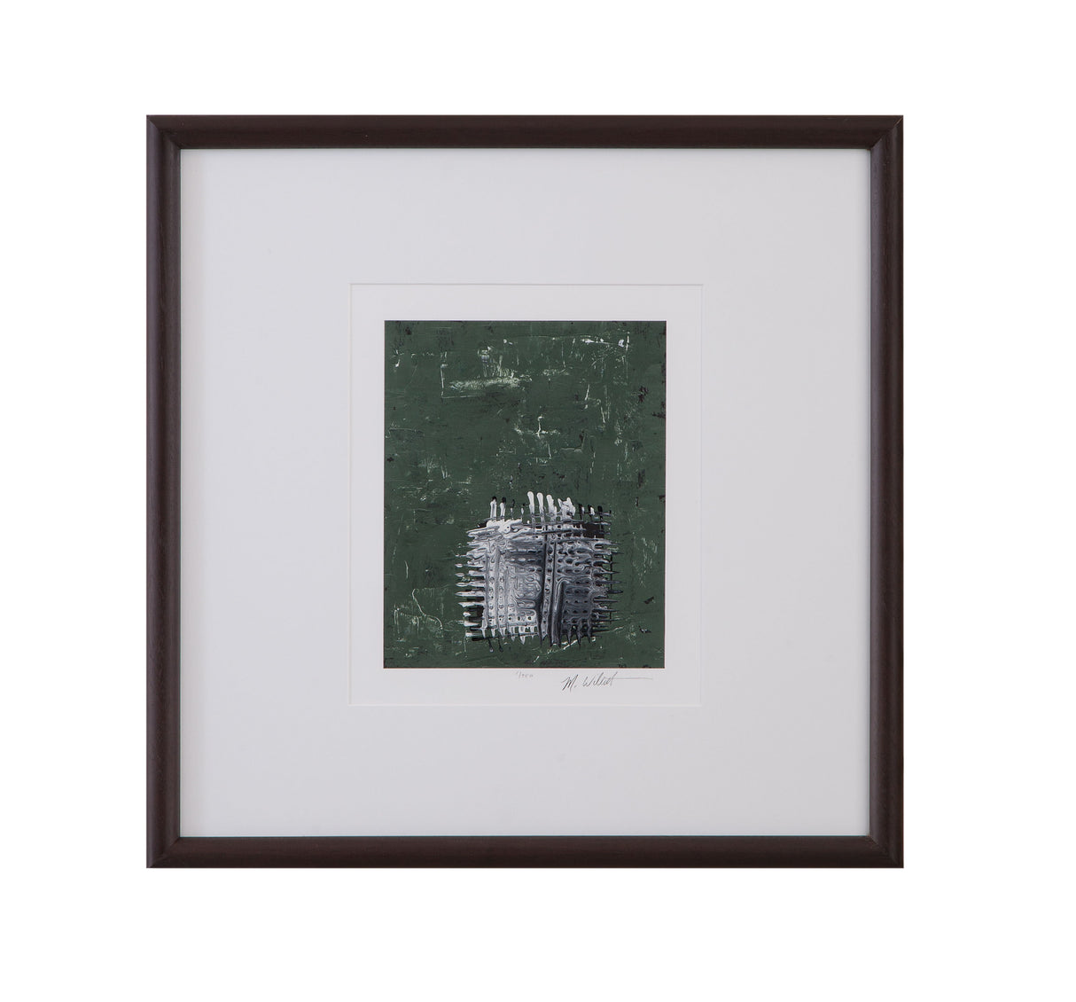 Dual Dichotomy - III Framed Print - Gray / White