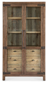 Vineyard Row - Display Cabinet - Light Brown