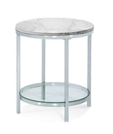 Jadyn - Round End Table - White