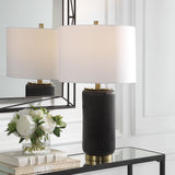 Table Lamp - Black & Gold