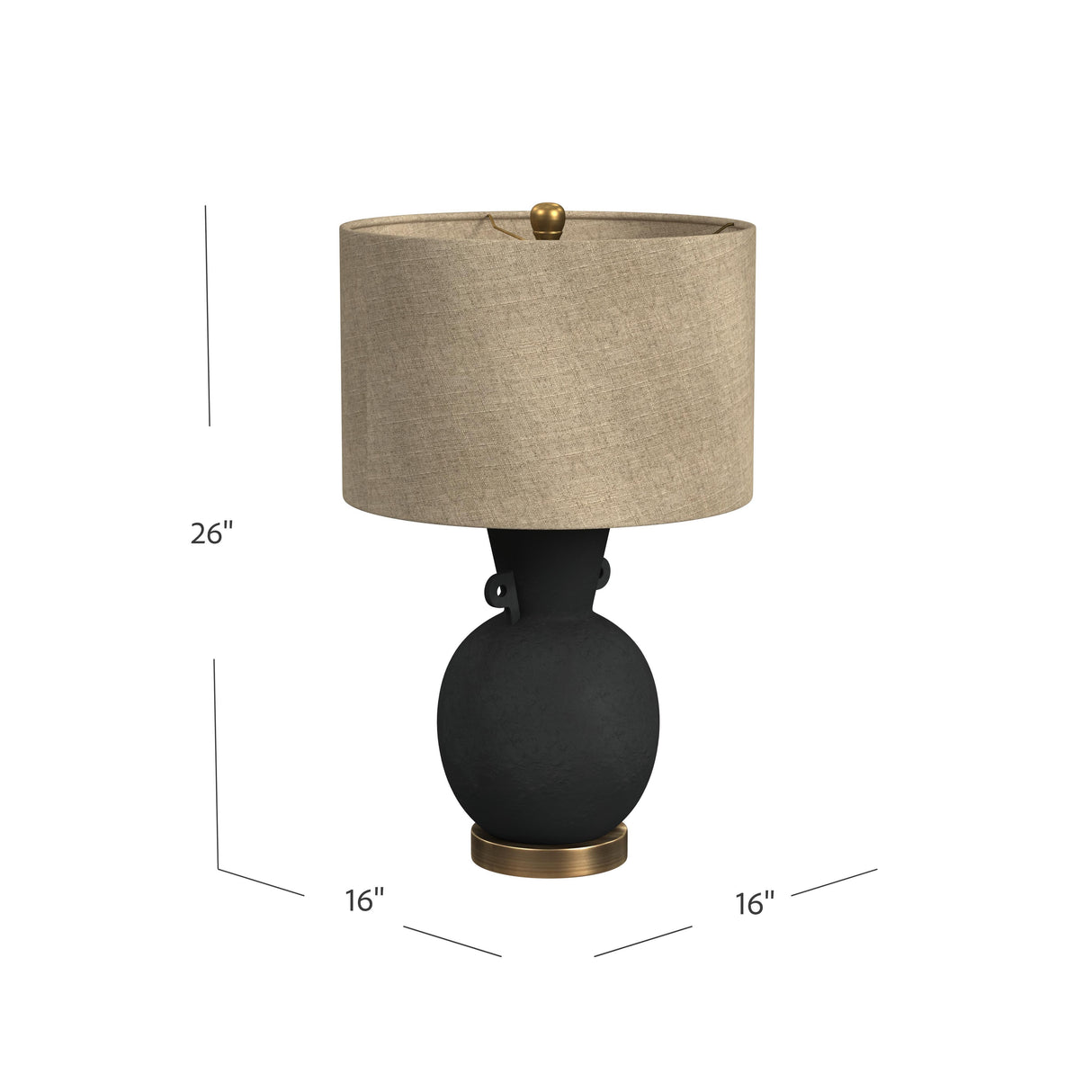 Bleene - Table Lamp - Black