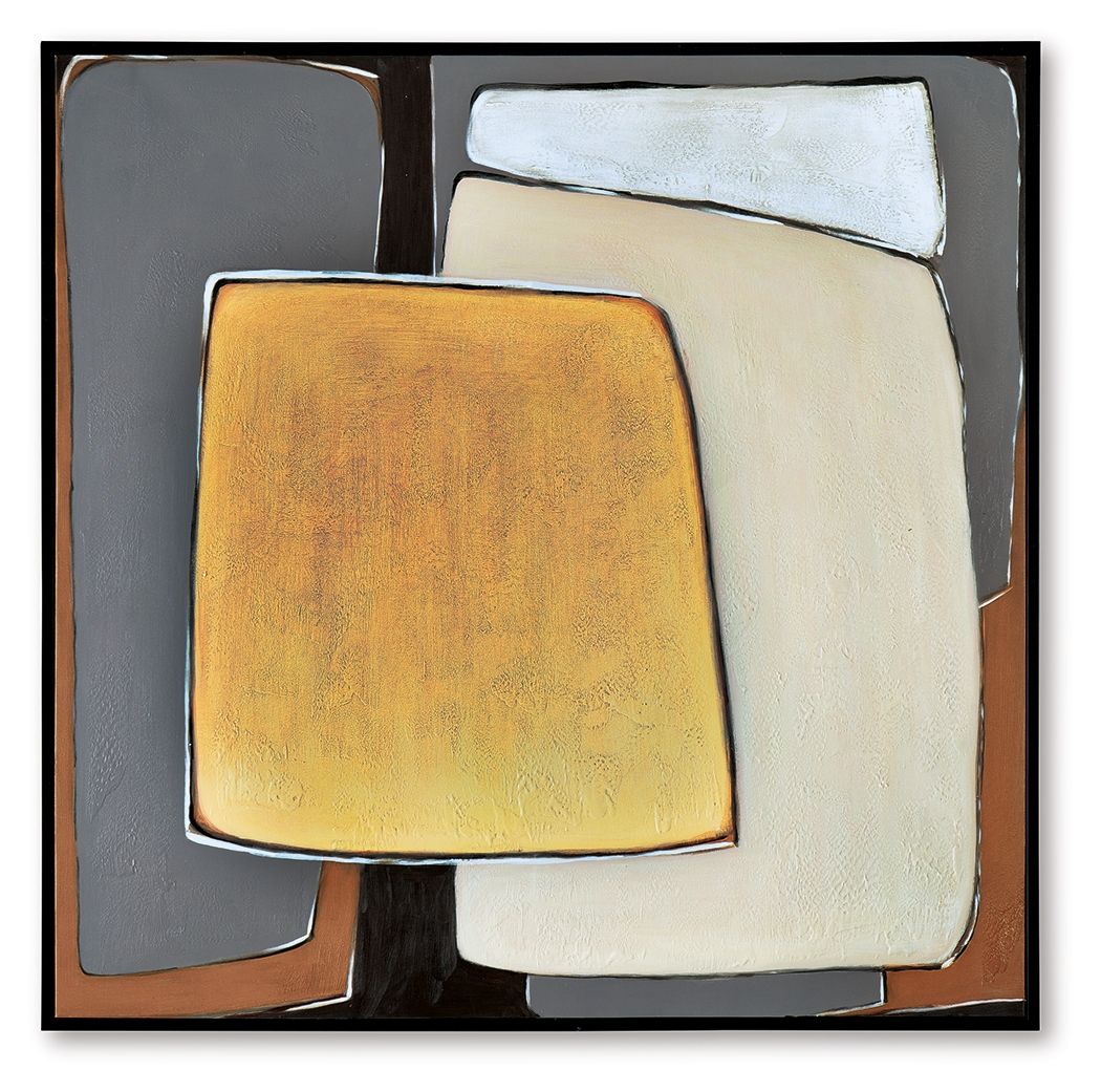 Actman - Cream / Brown / Gray - Wall Art