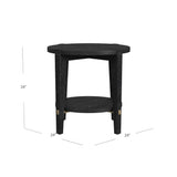 Whitfield - Round End Table - Black