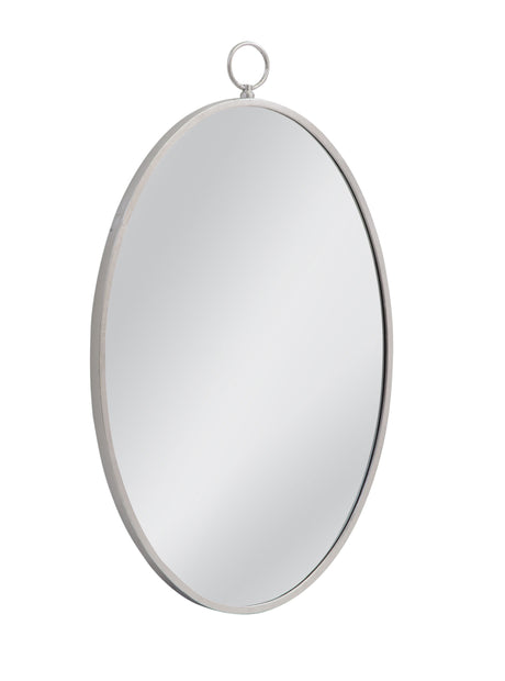 Corran - Wall Mirror - Pearl Silver