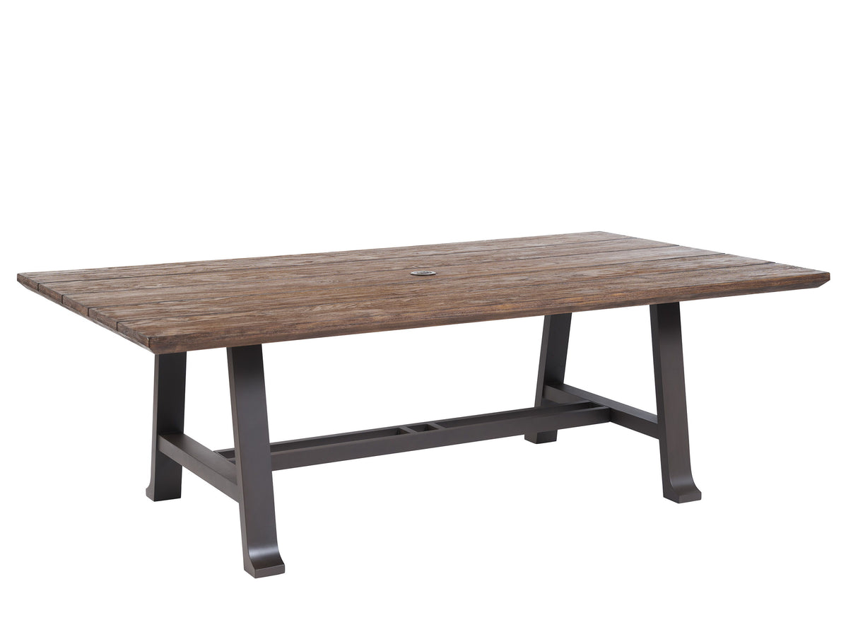 Kilimanjaro - Rectangular Dining Table - Dark Brown / Black