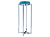 Signature Designs - Photic Spot Table - Blue / Pearl Silver