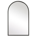 Metal Arch Mirror - Matte Black