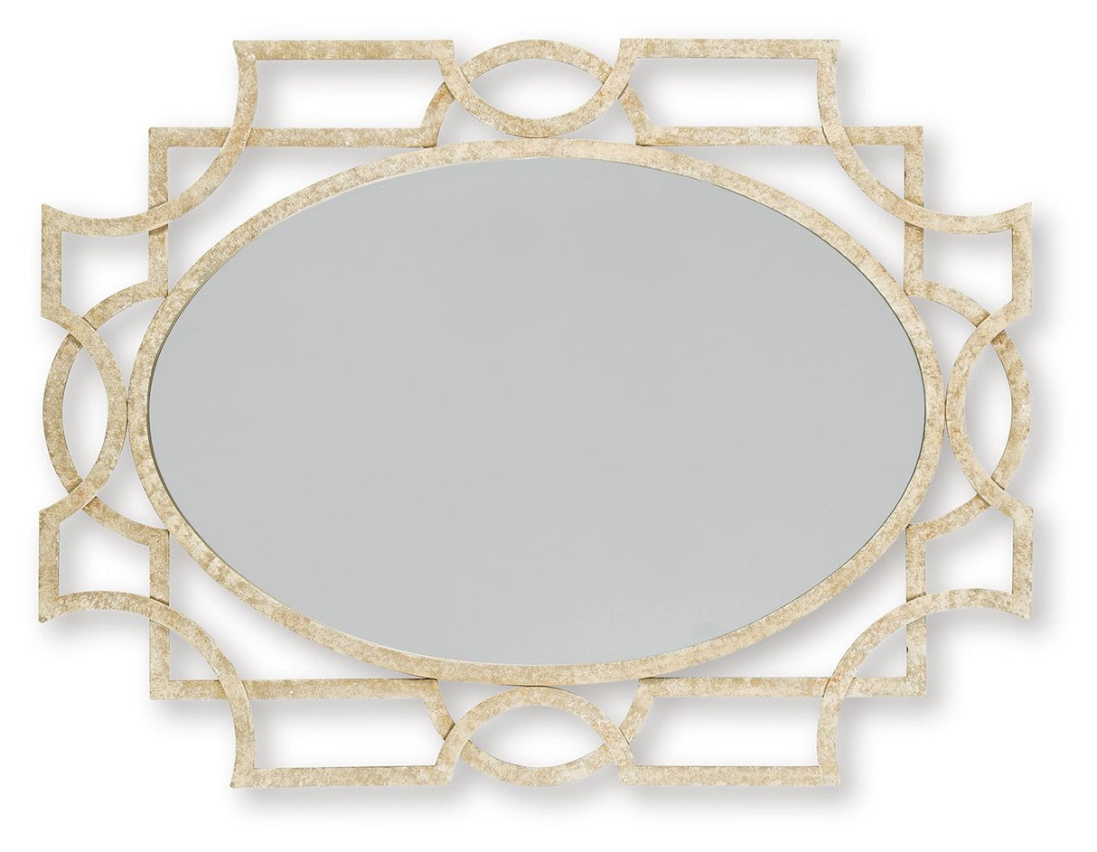 Fulkmore - Antique Gold Finish - Accent Mirror