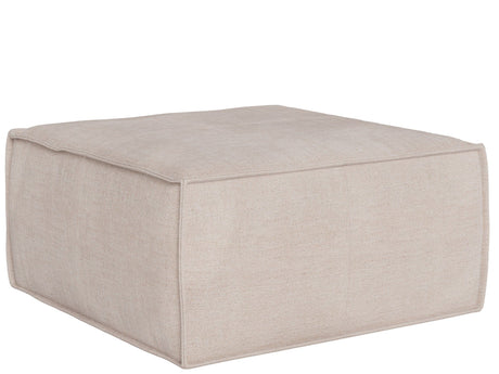 Bottega - Poof Ottoman Large - Special Order - Beige