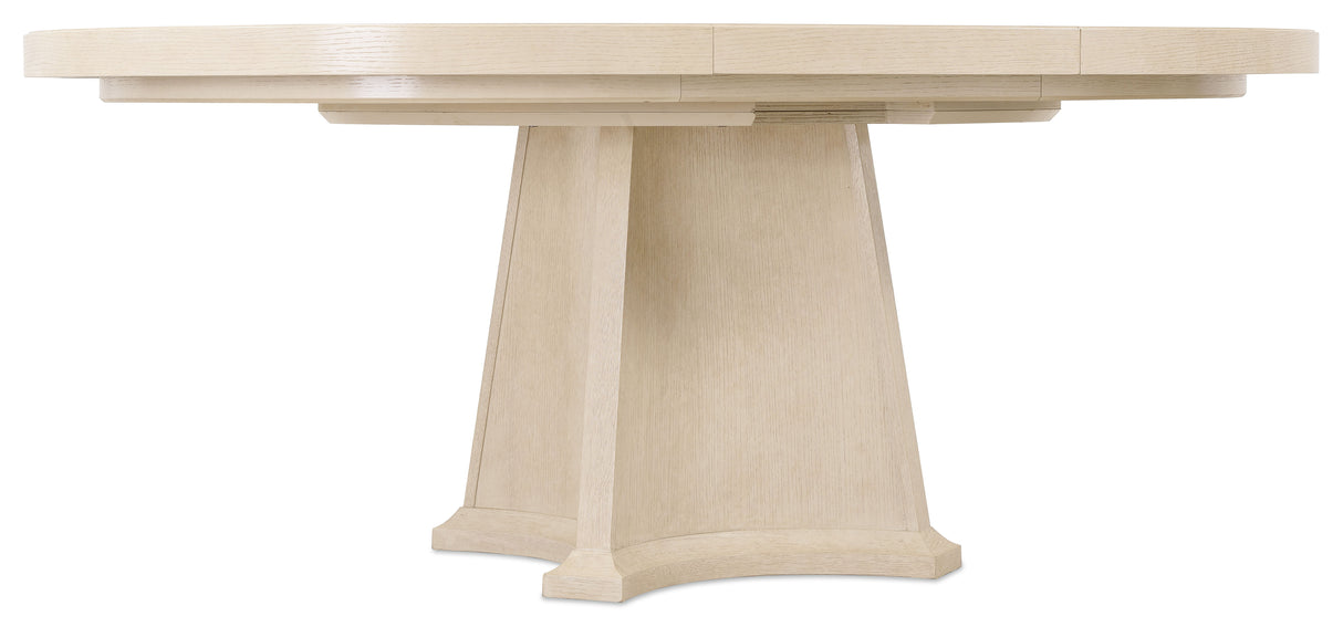 Westwood - Round Dining Table With One 20" Leaf - Beige