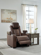 High Impact - Tobacco - Power Recliner / Adj Headrest