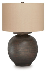 Carlenbury - Antique Brown - Metal Table Lamp