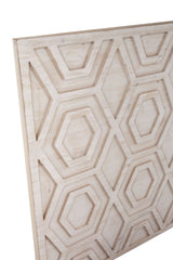 Geometric Wall Hanging - Beige