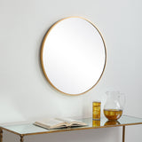 Plain Mirror - Brushed Gold