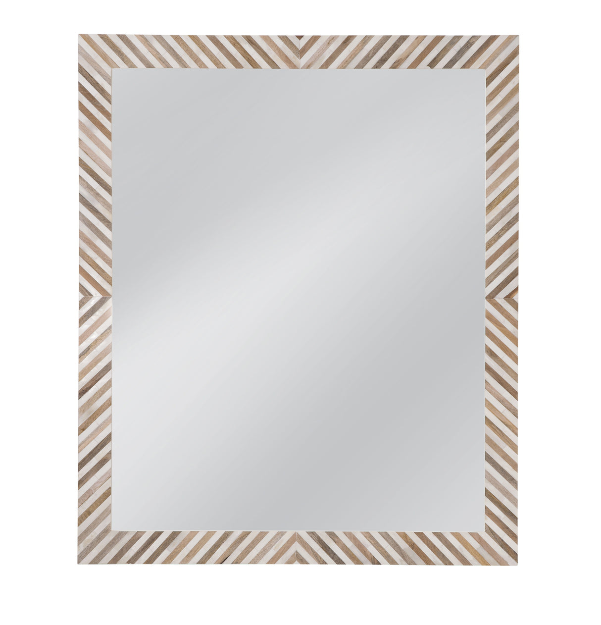 Karl - Wall Mirror - Natural / Cream