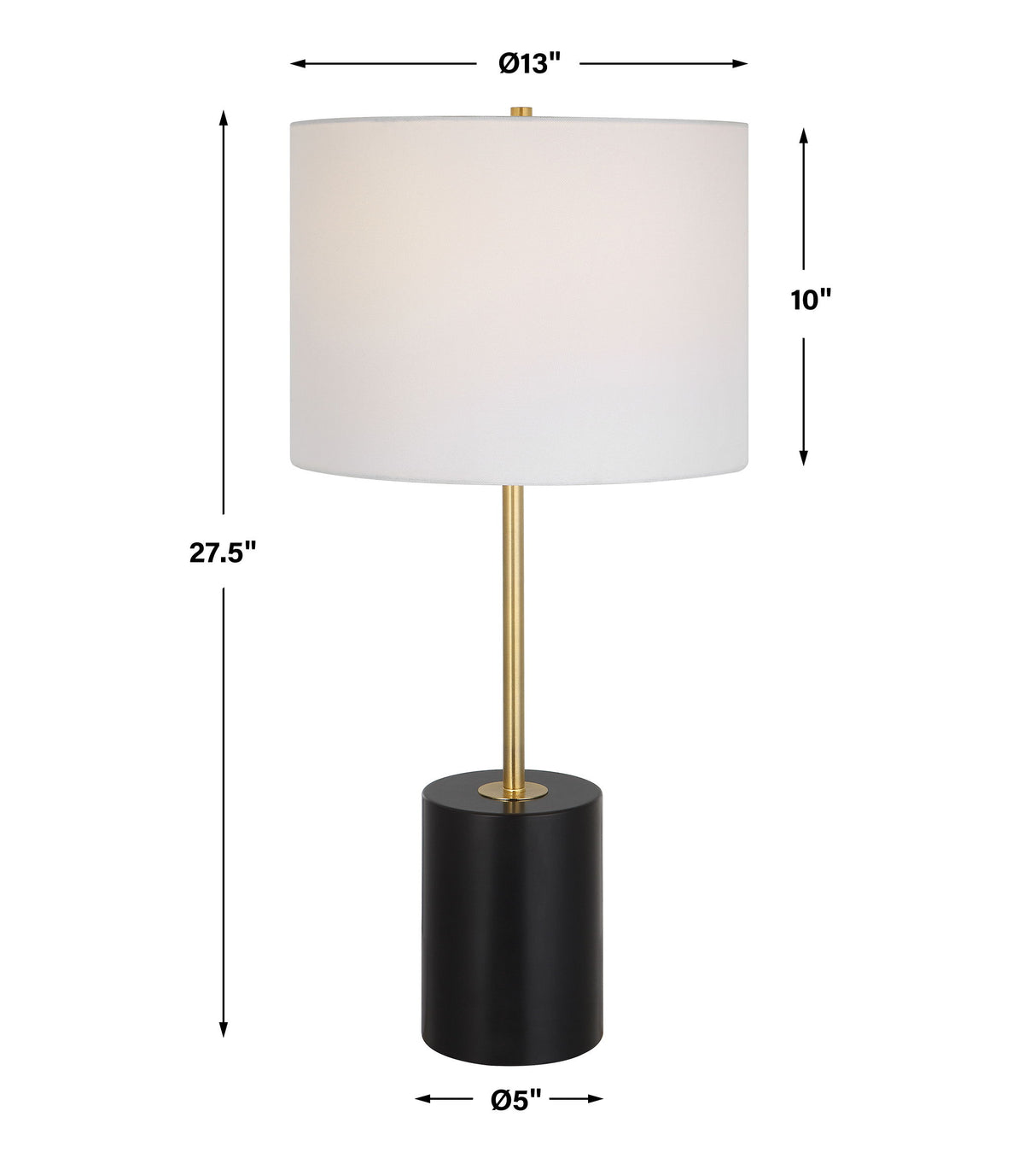 Table Lamp - Matte Black