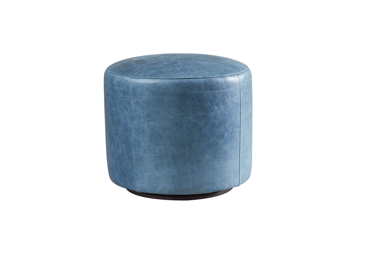 Barclay Butera Upholstery - Three Arch Swivel Ottoman