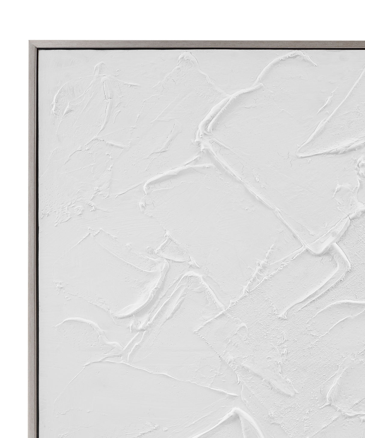 Paradisio - Framed Canvas - White