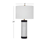 Charlie - Table Lamp - Black / White