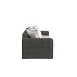 Cabo - Sofa - Dark Gray / White