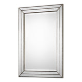 Featuring Grooved Texture Mirror - Metallic Silver