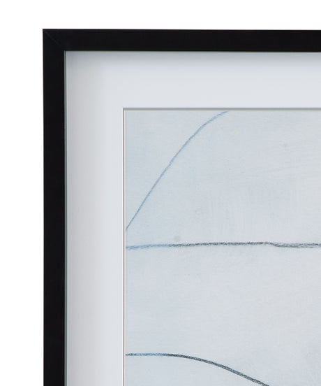 Stone Ligature - I Framed Print - Gray