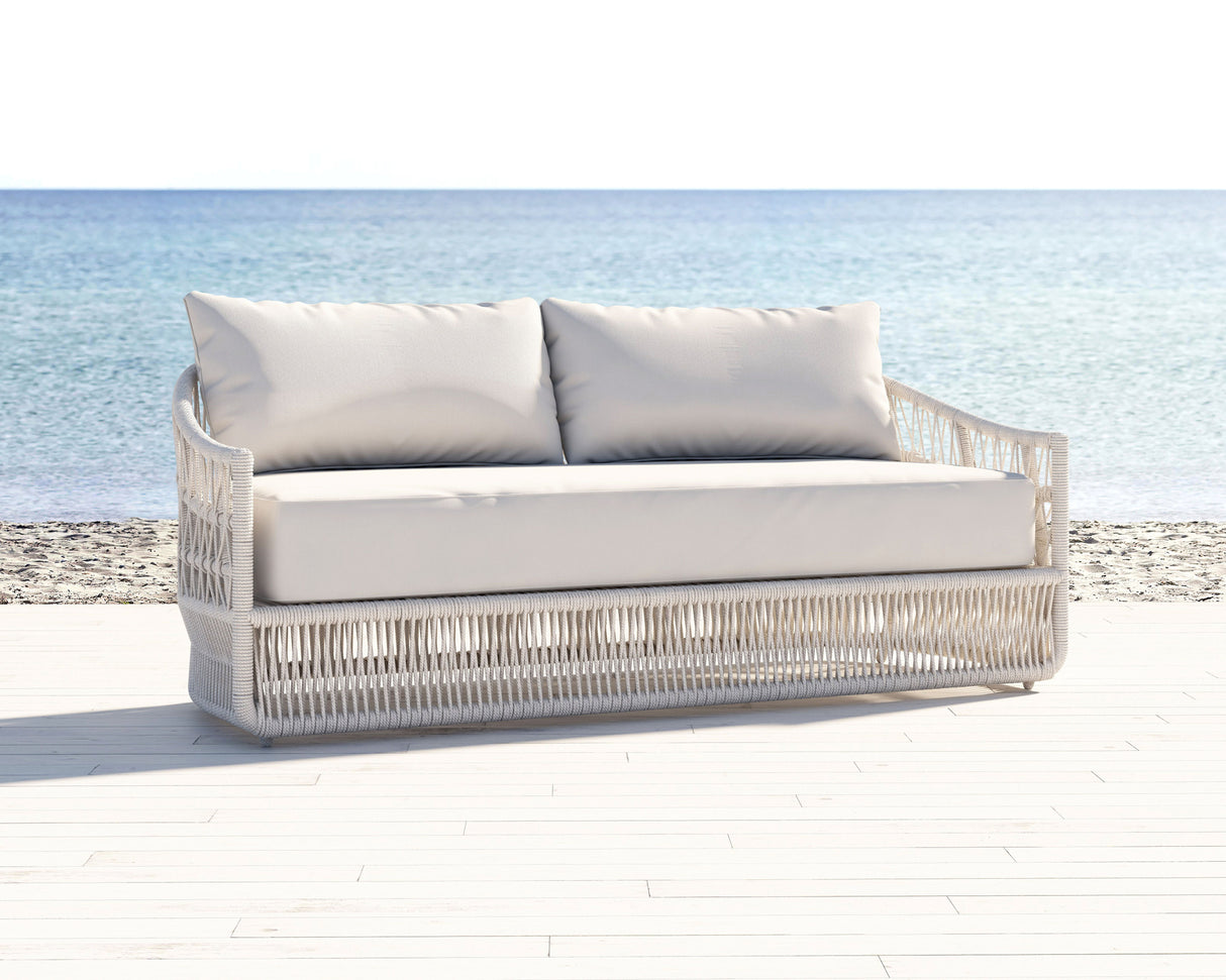 Dana - Rope Sofa, With Self Welt - Linen Canvas