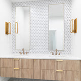 Contemporary Plain Mirror - Gold Finish