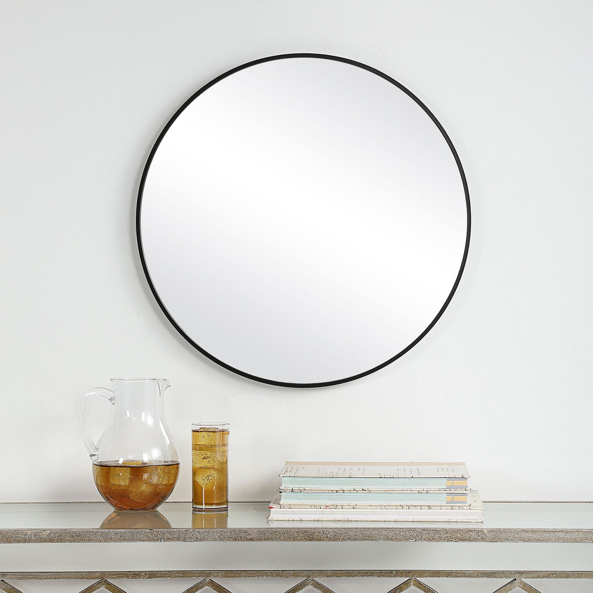 Plain Mirror - Satin Black