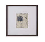 Dual Dichotomy - IV Framed Print - Beige / White