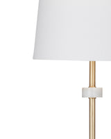 Fairfield - Table Lamp - White / Brass