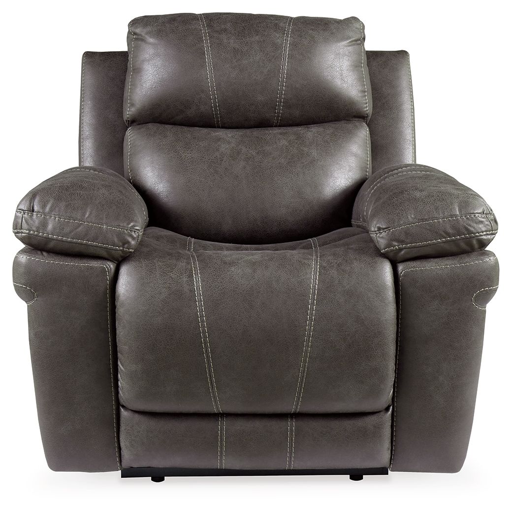 Erlangen - Dark Gray - Pwr Recliner/Adj Headrest