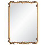 Embellished With Ornate Details Mirror - Antique Gold