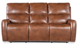 MS - Crosby Zero Gravity Power Sofa With Power Headrest - Brown