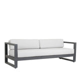 Redondo - Sofa, No Welt - Cast Silver / Dark Gray