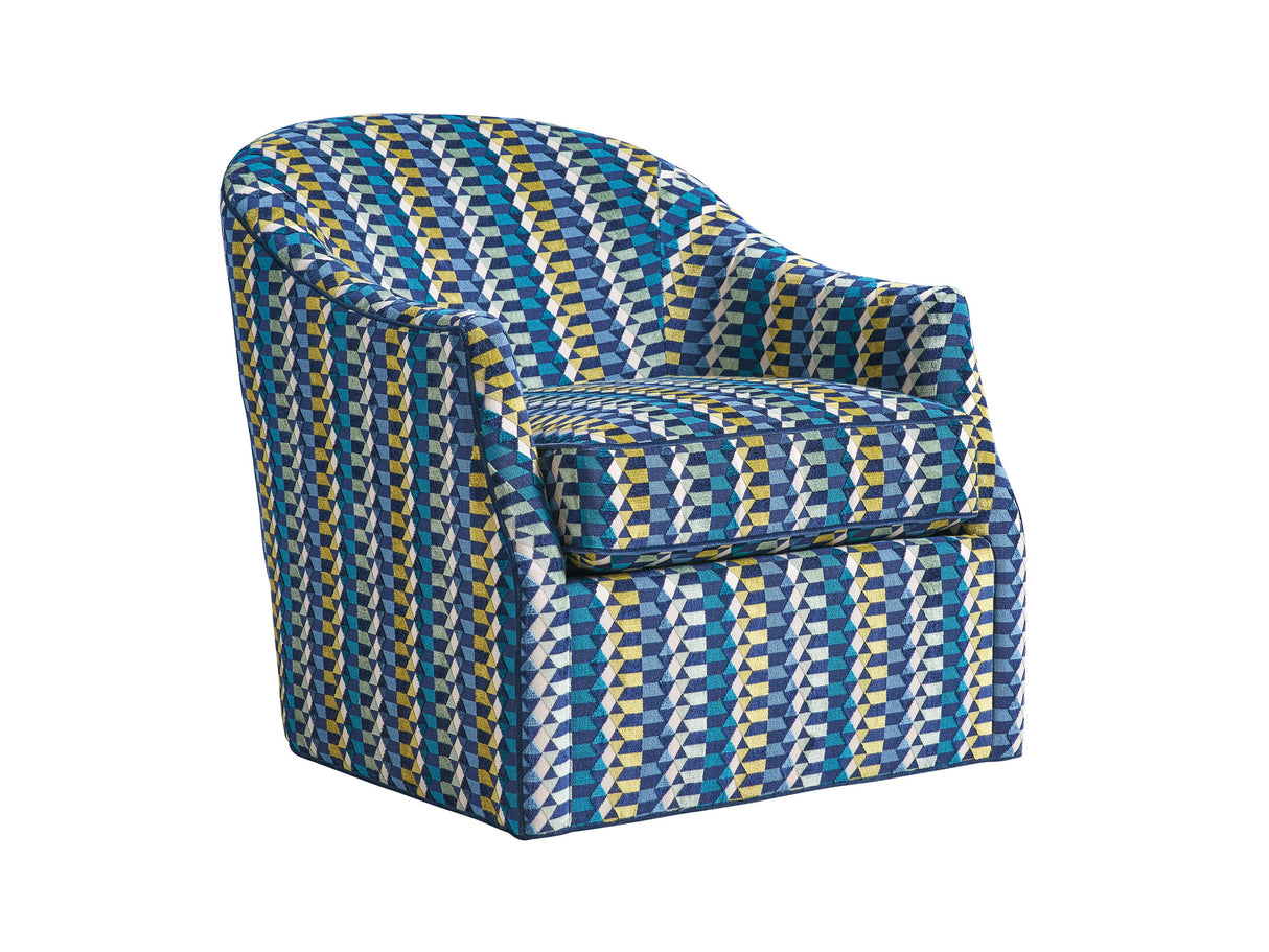 Ariana - Escala Swivel Chair - Blue