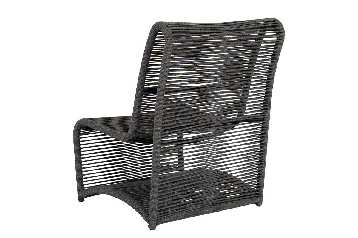 Milano - Armless Club Chair - Slate