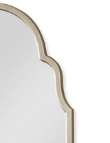 Arch Top Frame Mirror - Warm Silver